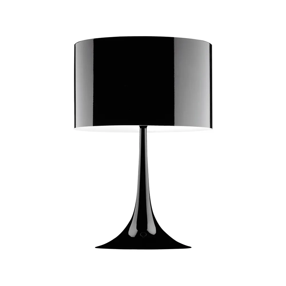 Candeeiro de mesa Spun Light T2, Preto Flos