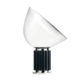 Candeeiro de mesa Taccia PMMA - Preto LED - Flos