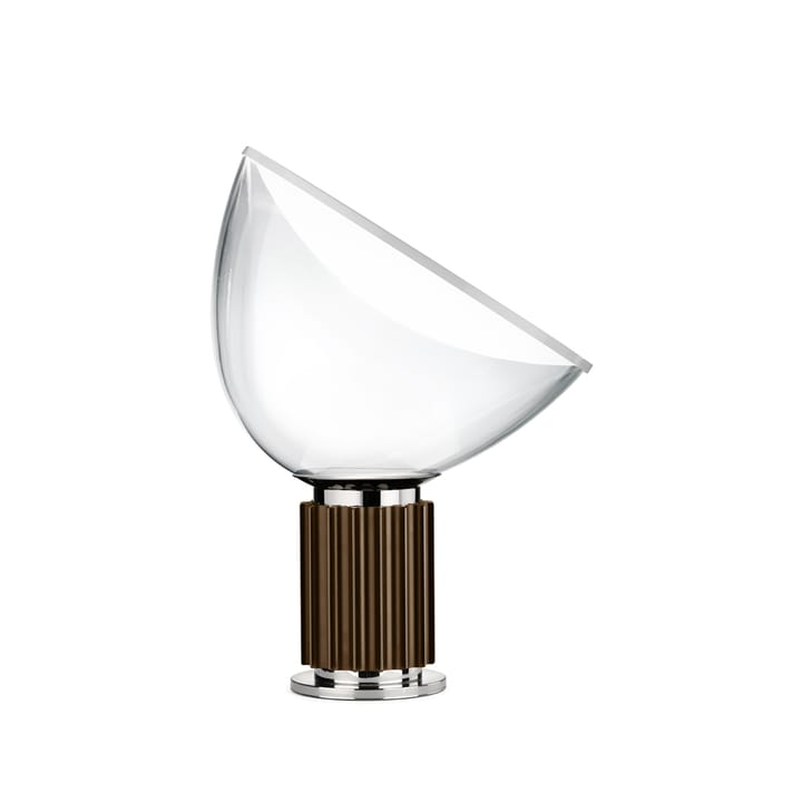Candeeiro de mesa Taccia Small LED 48,5 cm - Cúpula de vidro bronzeada - Flos