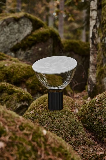 Candeeiro de mesa Taccia Small LED 48,5 cm - Cúpula de vidro preta - Flos