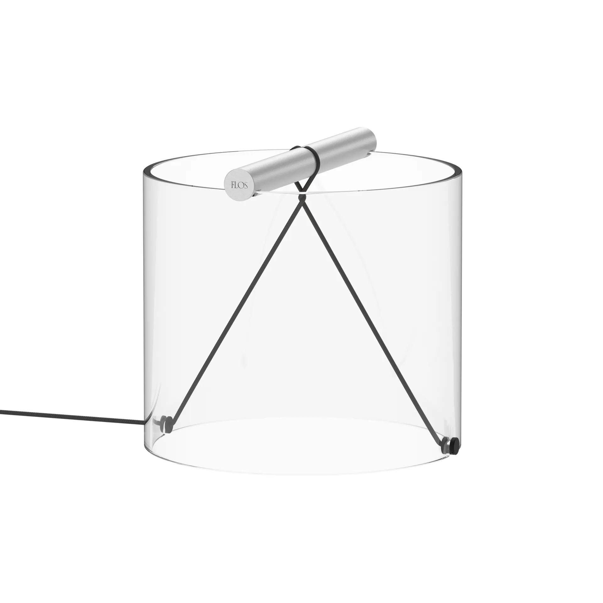 Candeeiro de mesa To-Tie T1, Alumínio anodizado Flos