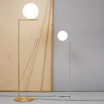 Candeeiro de pé IC Lights F2 - Cromo-opala - Flos