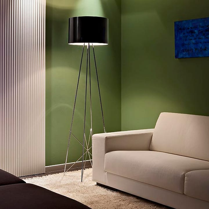 Candeeiro de pé Ray F2, Branco-cromado Flos