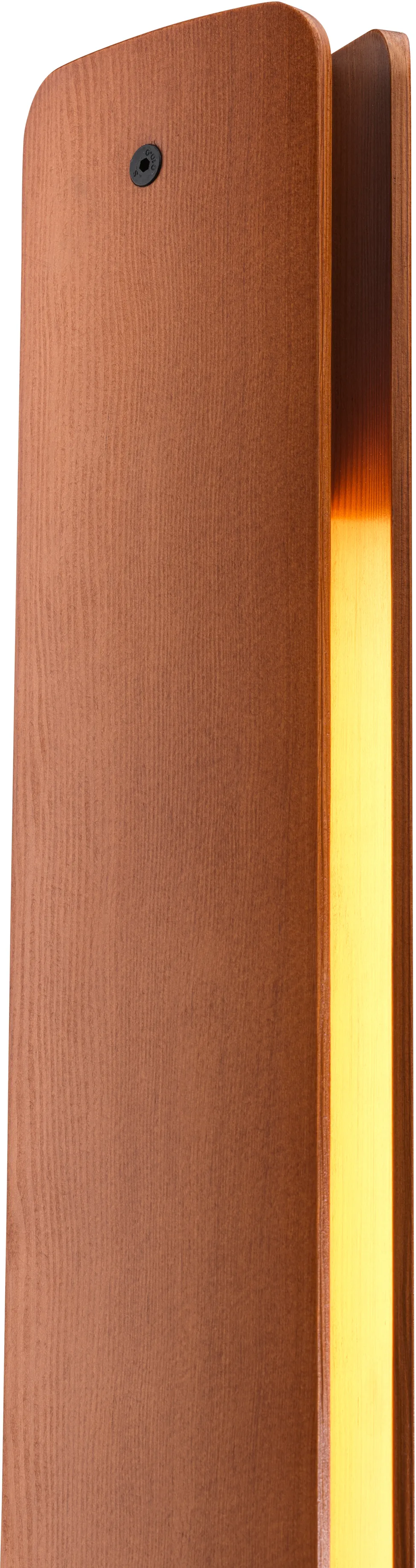 Candeeiro de pé Seki-han 226 cm, Heat treatened ash-black metal Flos