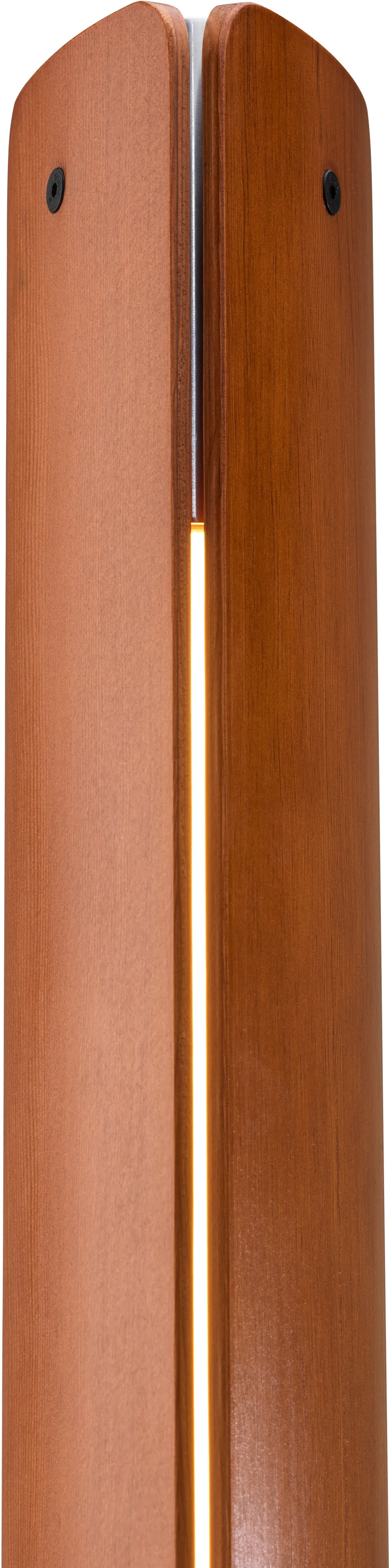 Candeeiro de pé Seki-han 226 cm, Heat treatened ash-black metal Flos