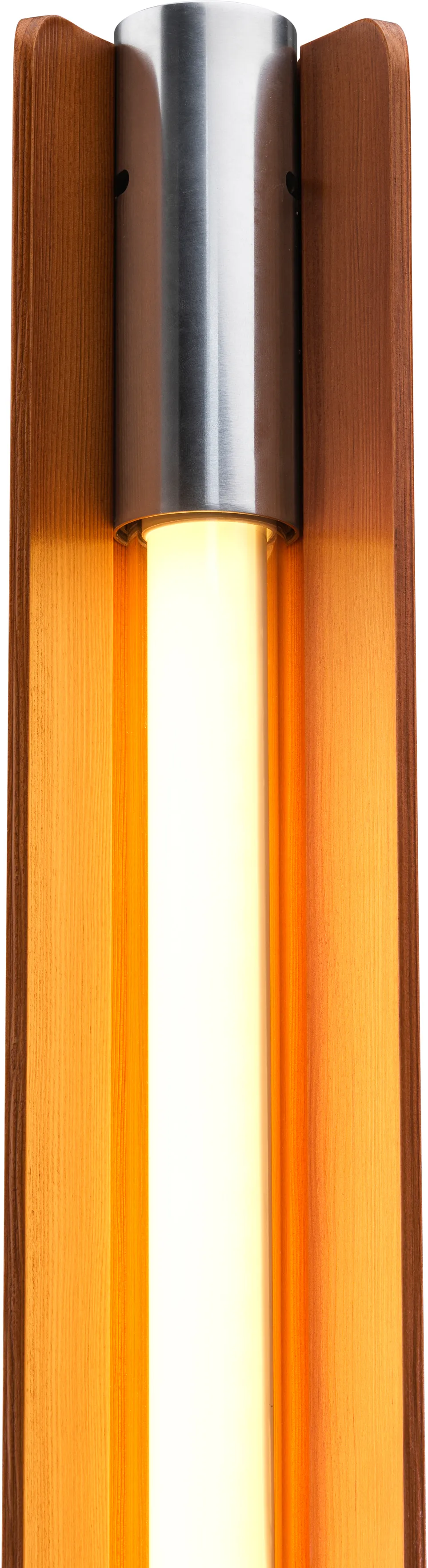 Candeeiro de pé Seki-han 226 cm, Heat treatened ash-black metal Flos