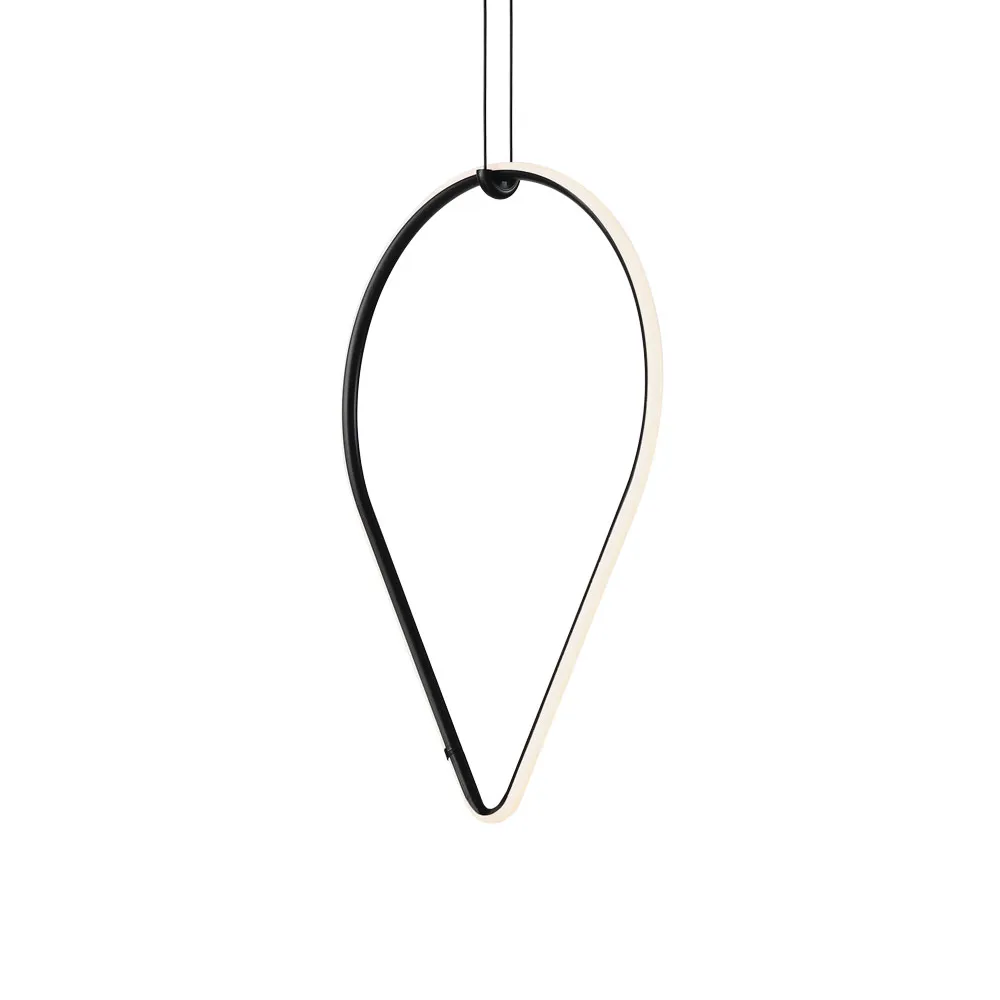 Candeeiro suspenso Arrangements Drop, Black, up Flos