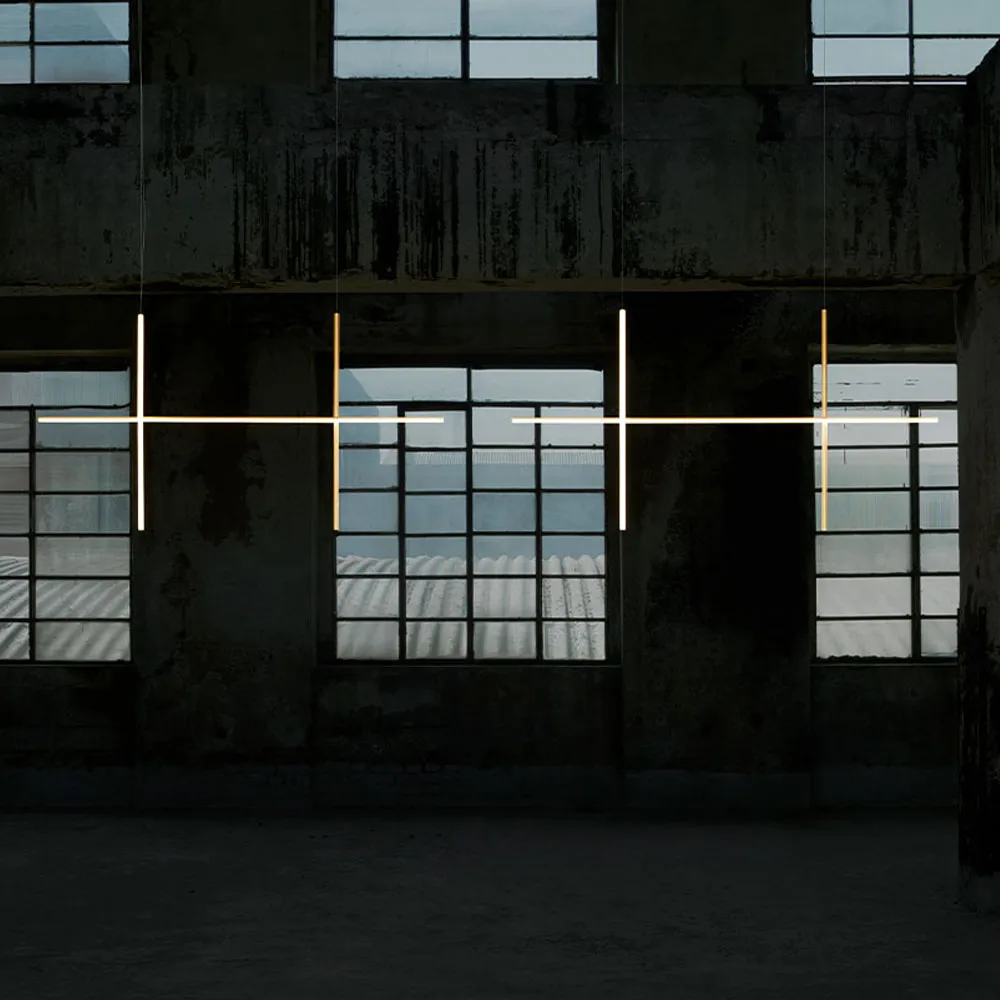 Candeeiro suspenso Coordinates S2, Latão Flos