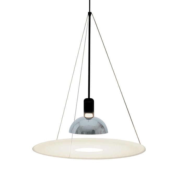 Candeeiro suspenso Frisbi - Vidro opala branco - Flos