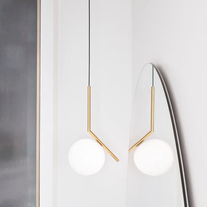 Candeeiro suspenso IC lights S2, Cromado-opala Flos
