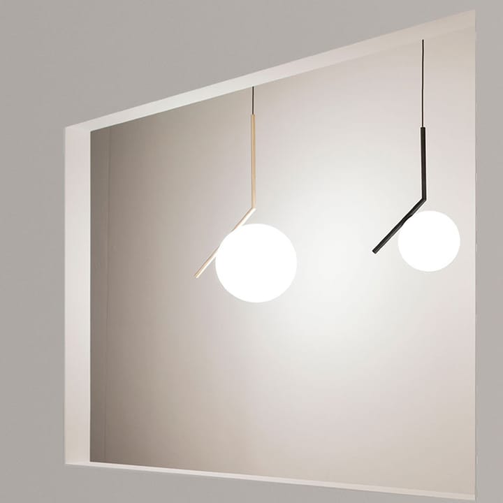 Candeeiro suspenso IC lights S2, Preto-opala Flos