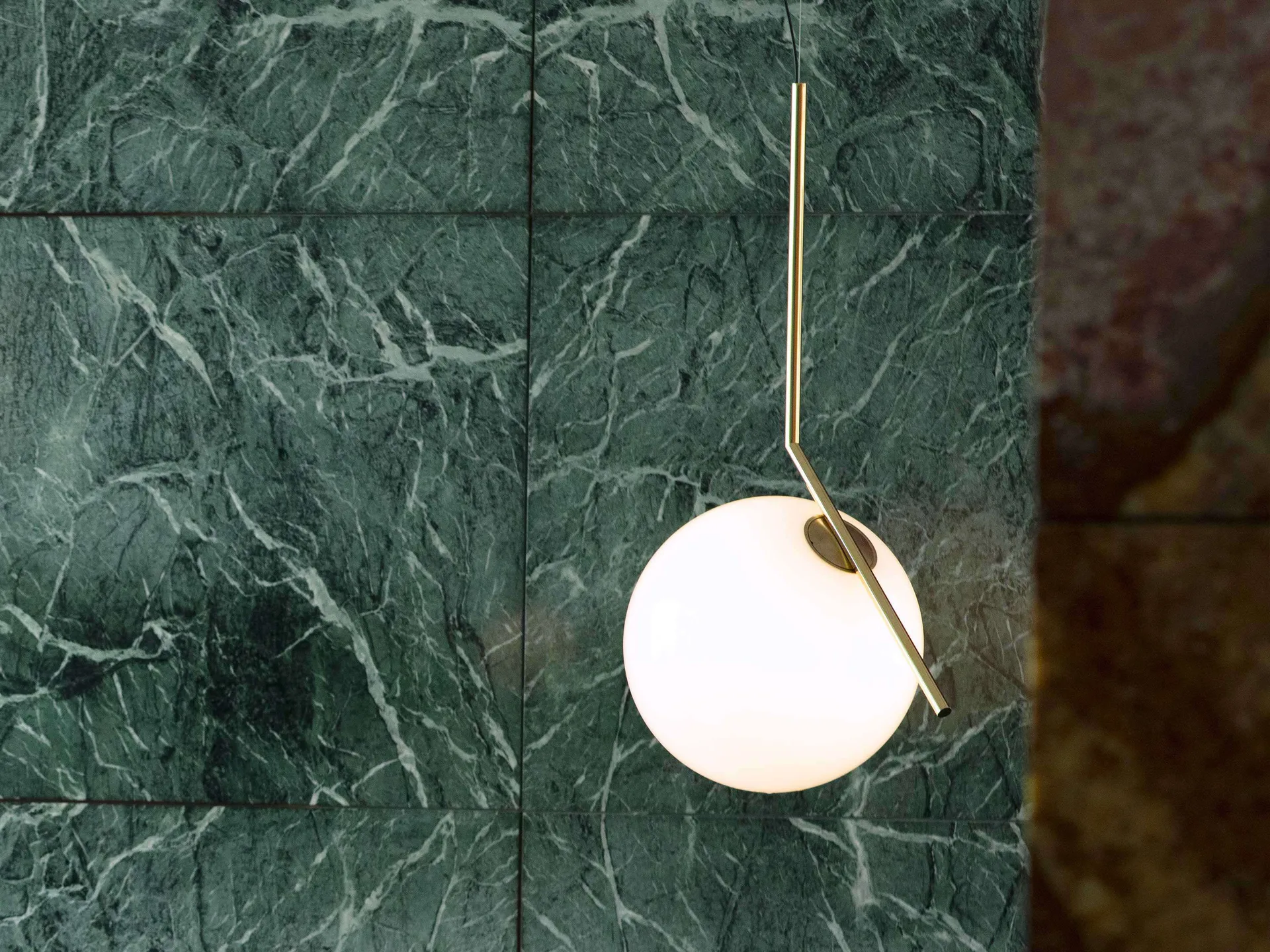 Candeeiro suspenso IC Lights S3 102,8 cm, Brass Flos