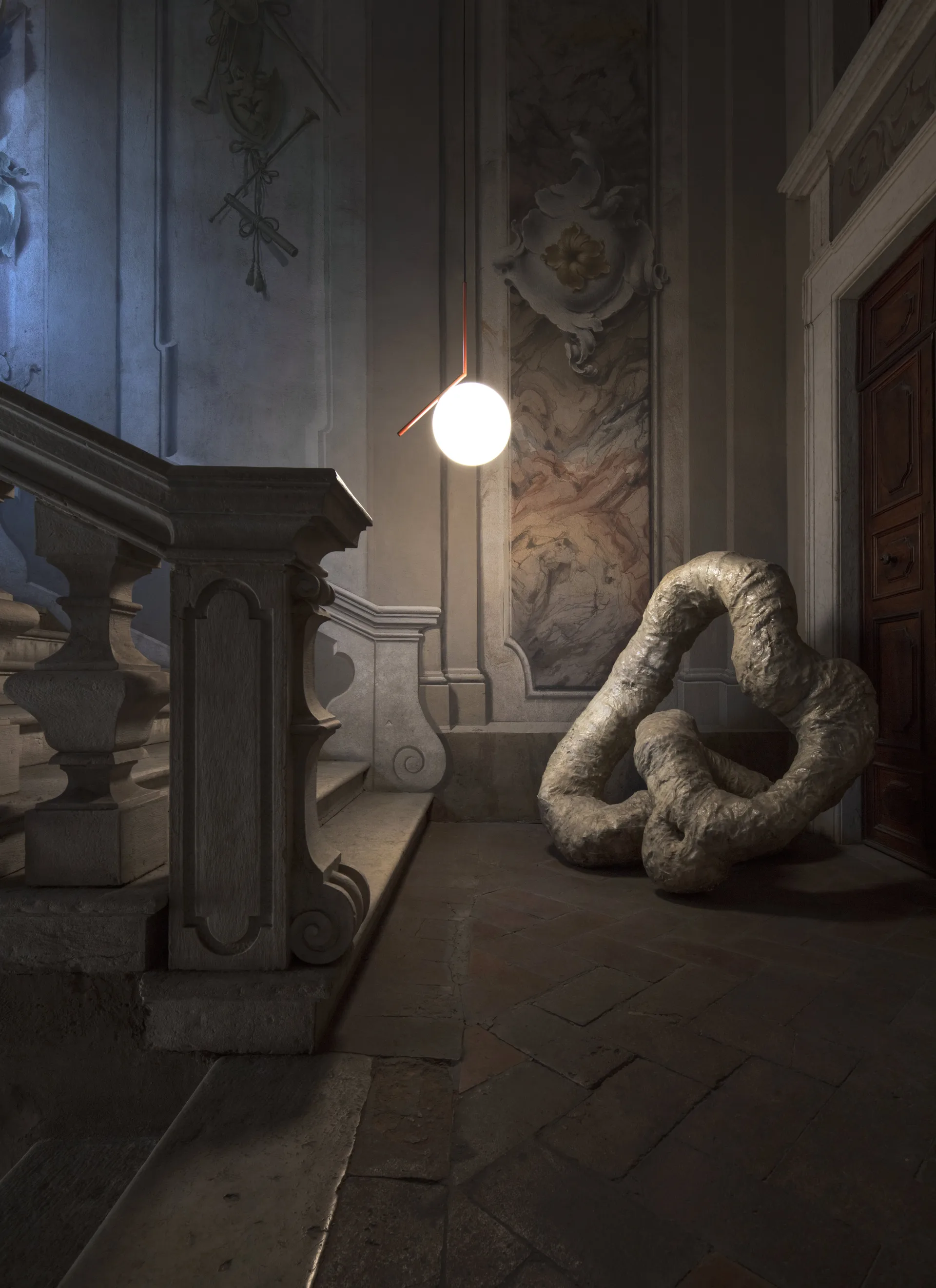 Candeeiro suspenso IC S2 70 cm, Gold Flos