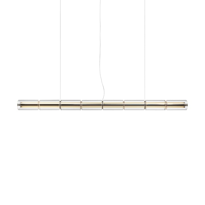Candeeiro suspenso Luce Cilindrica S1 165,6 cm, Glass Flos