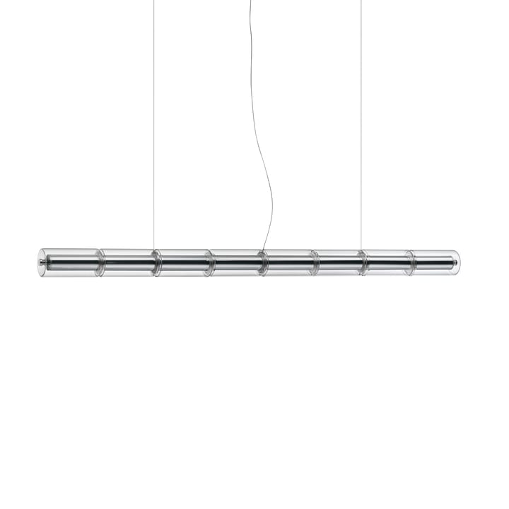 Candeeiro suspenso Luce Cilindrica S1 165,6 cm, Glass Flos
