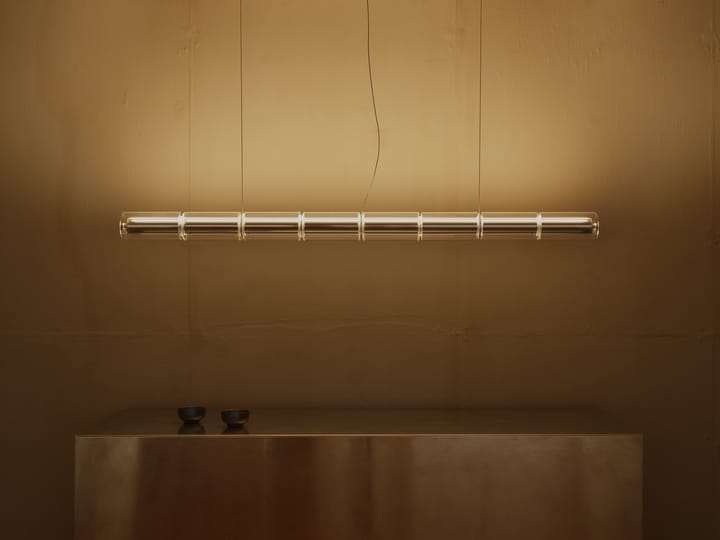 Candeeiro suspenso Luce Cilindrica S1 165,6 cm, Glass Flos
