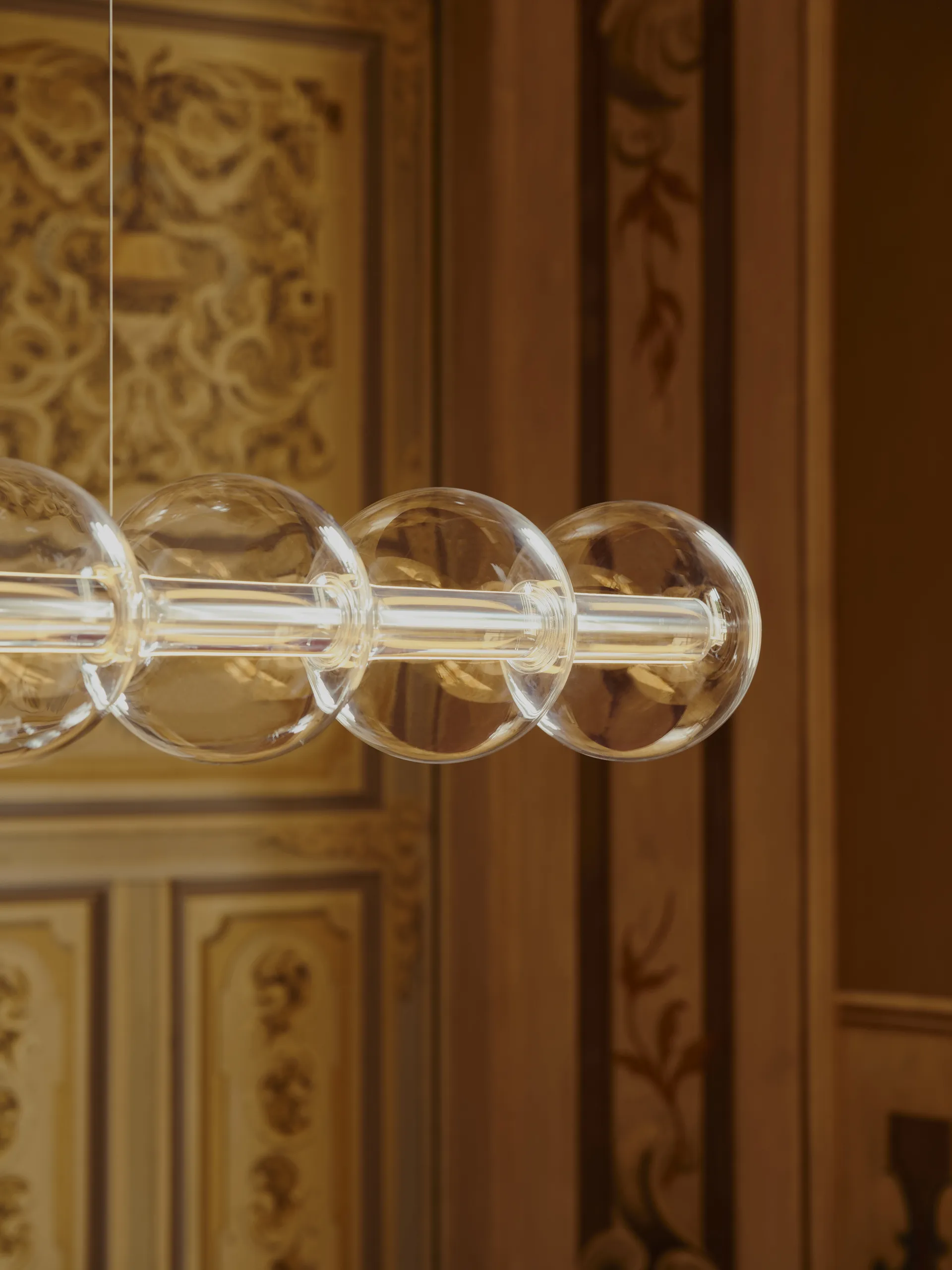 Candeeiro suspenso Luce Sferica S3 248,8 cm, Glass Flos