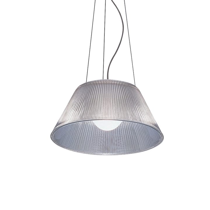 Candeeiro suspenso Romeo Moon S2 - Branco-vidro - Flos