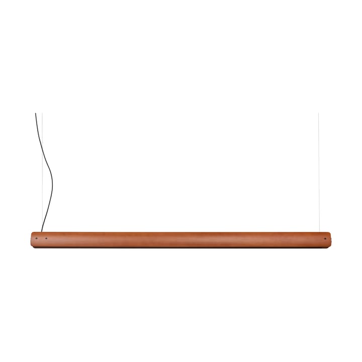 Candeeiro suspenso Seki-han 212,5 cm, Heat treatened ash-black metal Flos