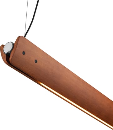 Candeeiro suspenso Seki-han 212,5 cm - Heat treatened ash-black metal - Flos