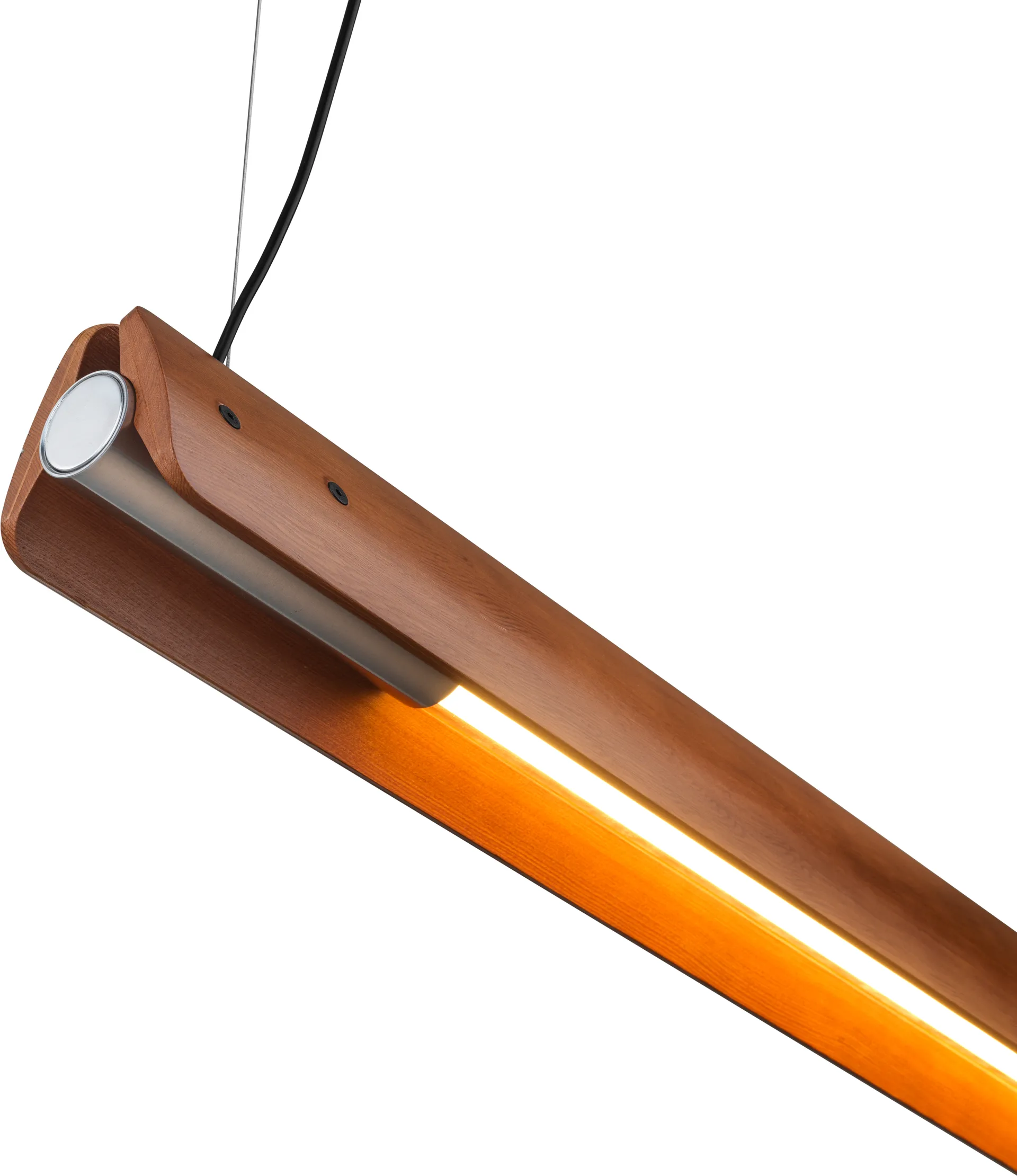 Candeeiro suspenso Seki-han 212,5 cm, Heat treatened ash-black metal Flos