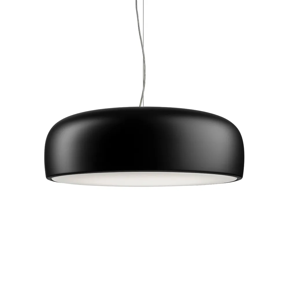 Candeeiro suspenso Smithfield S, Preto mate Flos