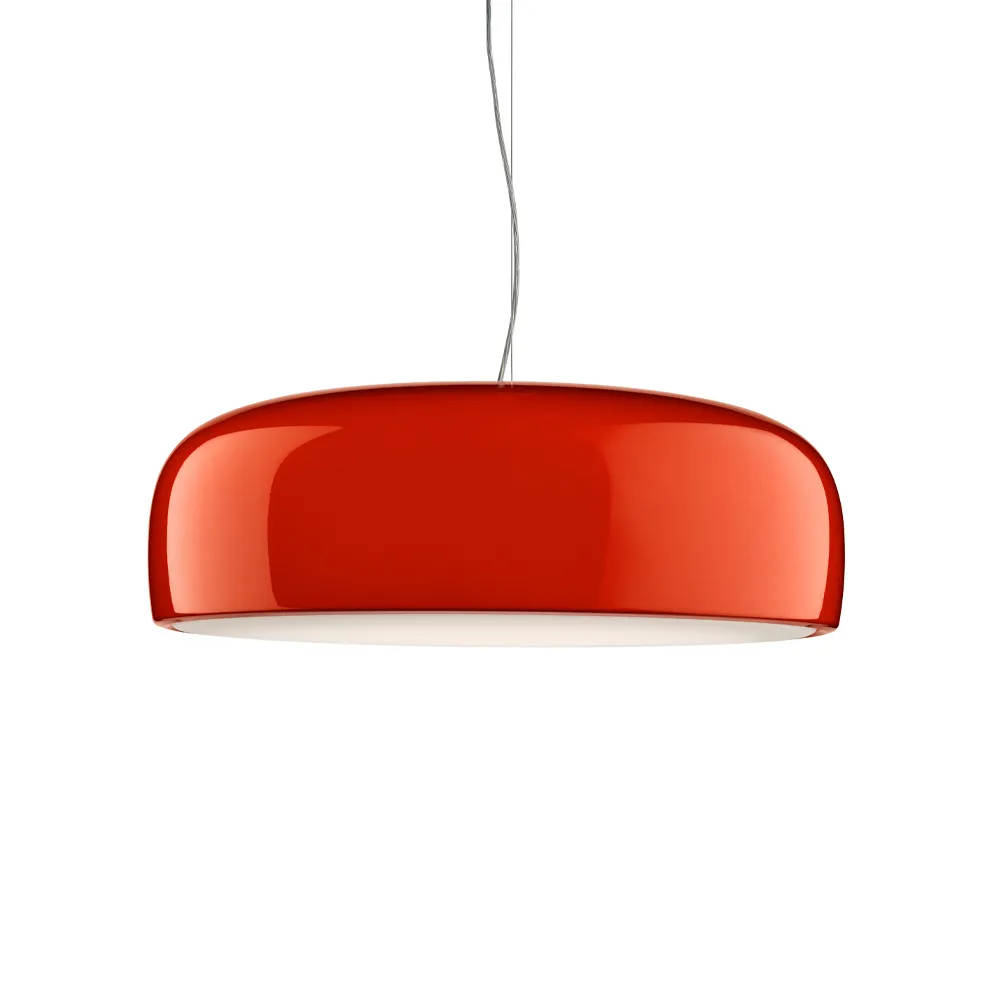 Candeeiro suspenso Smithfield S, Vermelho Flos