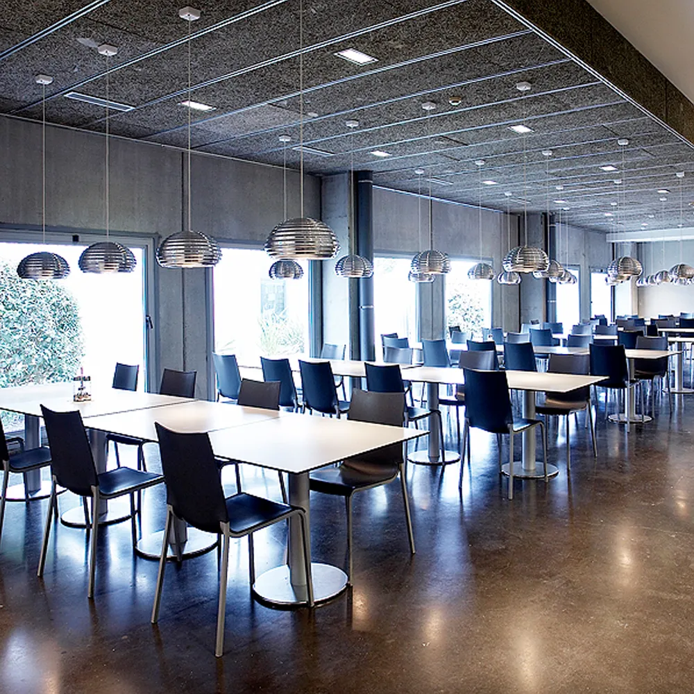 Candeeiro suspenso Splügen Bräu, Alumínio polido Flos