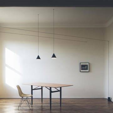 Candeeiro suspenso String Light Cone - Azul, cabo 12 m - Flos