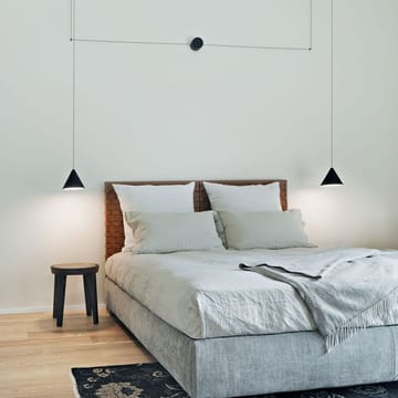 Candeeiro suspenso String Light Cone - Azul, cabo 12 m - Flos