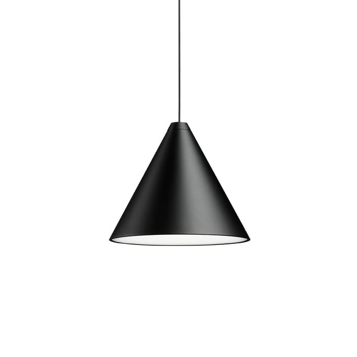 Candeeiro suspenso String Light Cone - Preto, cabo de 12 m - Flos