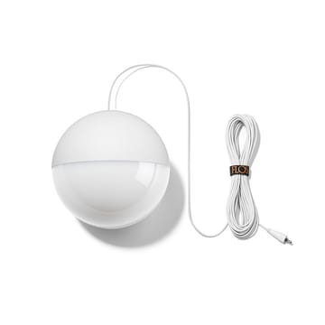 Candeeiro suspenso String Light Sphere - Branco, cabo 22 m - Flos