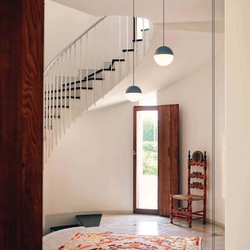 Candeeiro suspenso String Light Sphere - Preto, cabo de 12 m - Flos