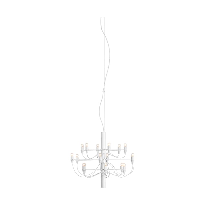 Candelabro 2097 Sarfatti - Branco fosco 18 lâmpadas - Flos
