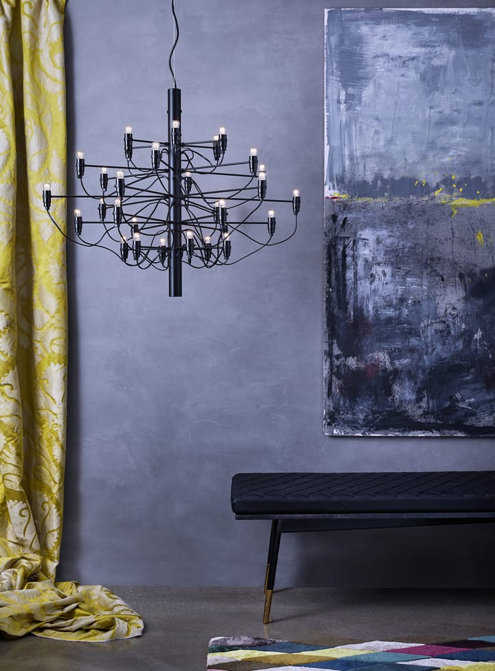 Candelabro 2097 Sarfatti, Latão 30 lâmpadas Flos