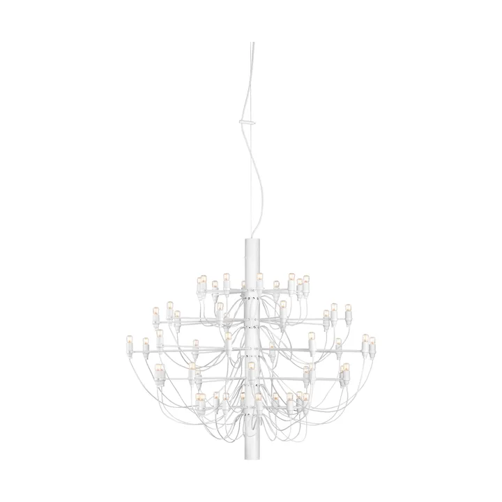 Candelabro 2097 Sarfatti LED - Branco fosco 50 lâmpadas - Flos
