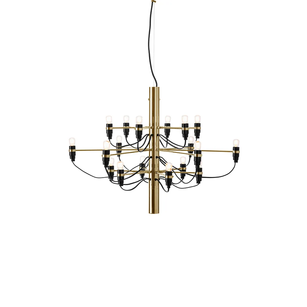 Candelabro 2097 Sarfatti LED, Cobre 18 lâmpadas Flos
