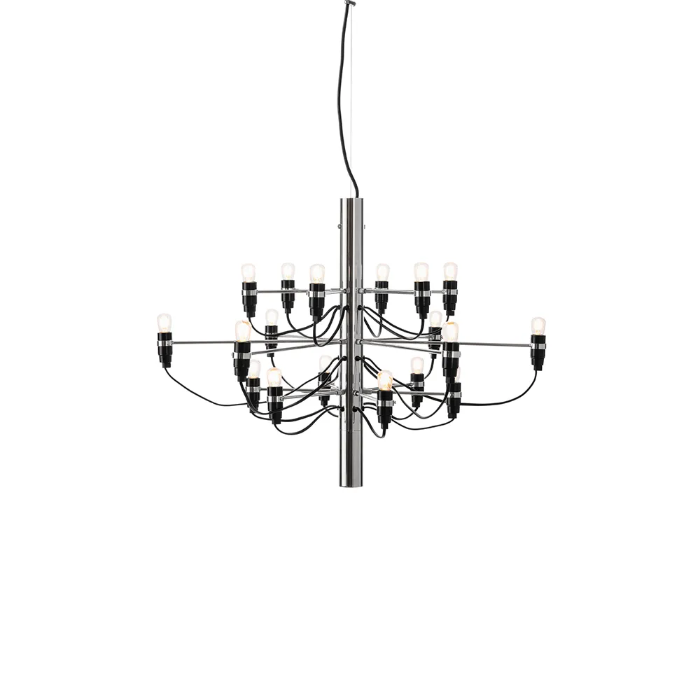 Candelabro 2097 Sarfatti LED, Cromo 18 lâmpadas Flos
