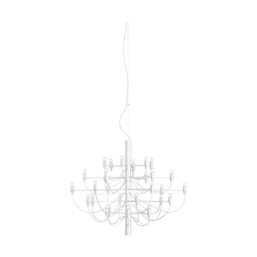 Candelabro 2097 Sarfatti LED - Mattbranco 30 lâmpadas - Flos