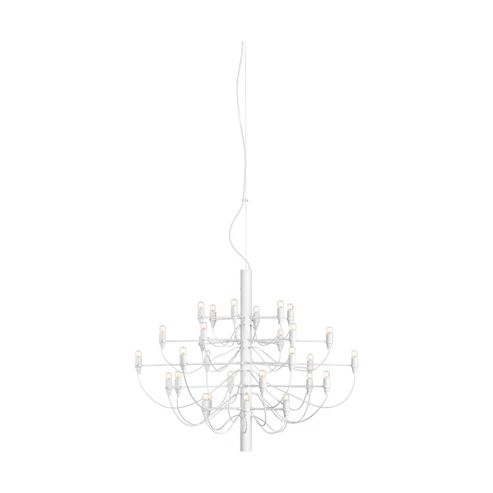 Candelabro 2097 Sarfatti LED - Mattbranco 30 lâmpadas - Flos