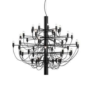 Candelabro 2097 Sarfatti - Matte preto 50 lâmpadas - Flos