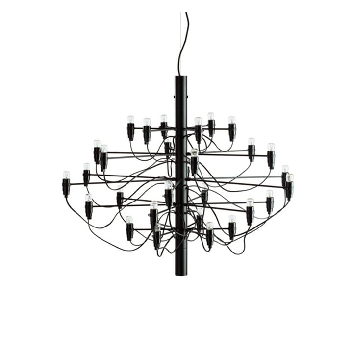 Candelabro 2097 Sarfatti - Preto fosco 30 lâmpadas - Flos