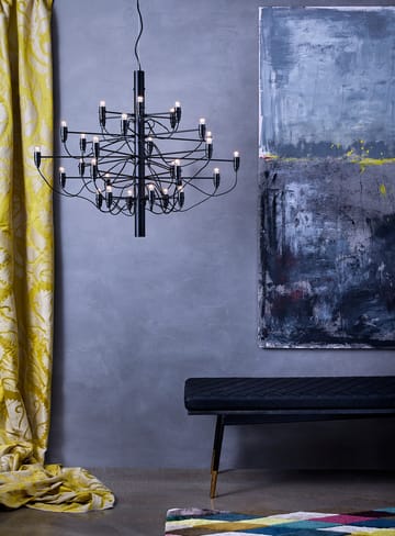 Candelabro 2097 Sarfatti - Preto fosco 30 lâmpadas - Flos