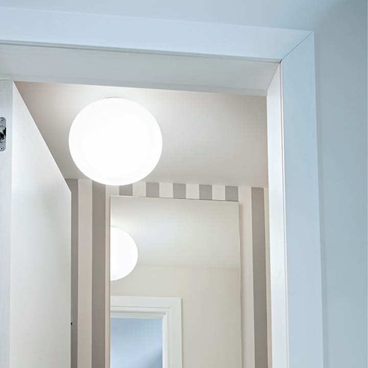 Glo-Ball C1 lâmpada de parede e teto, Branco  Flos