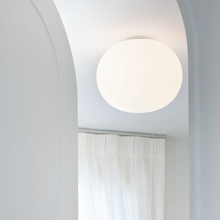 Glo-Ball C1 lâmpada de parede e teto, Branco  Flos