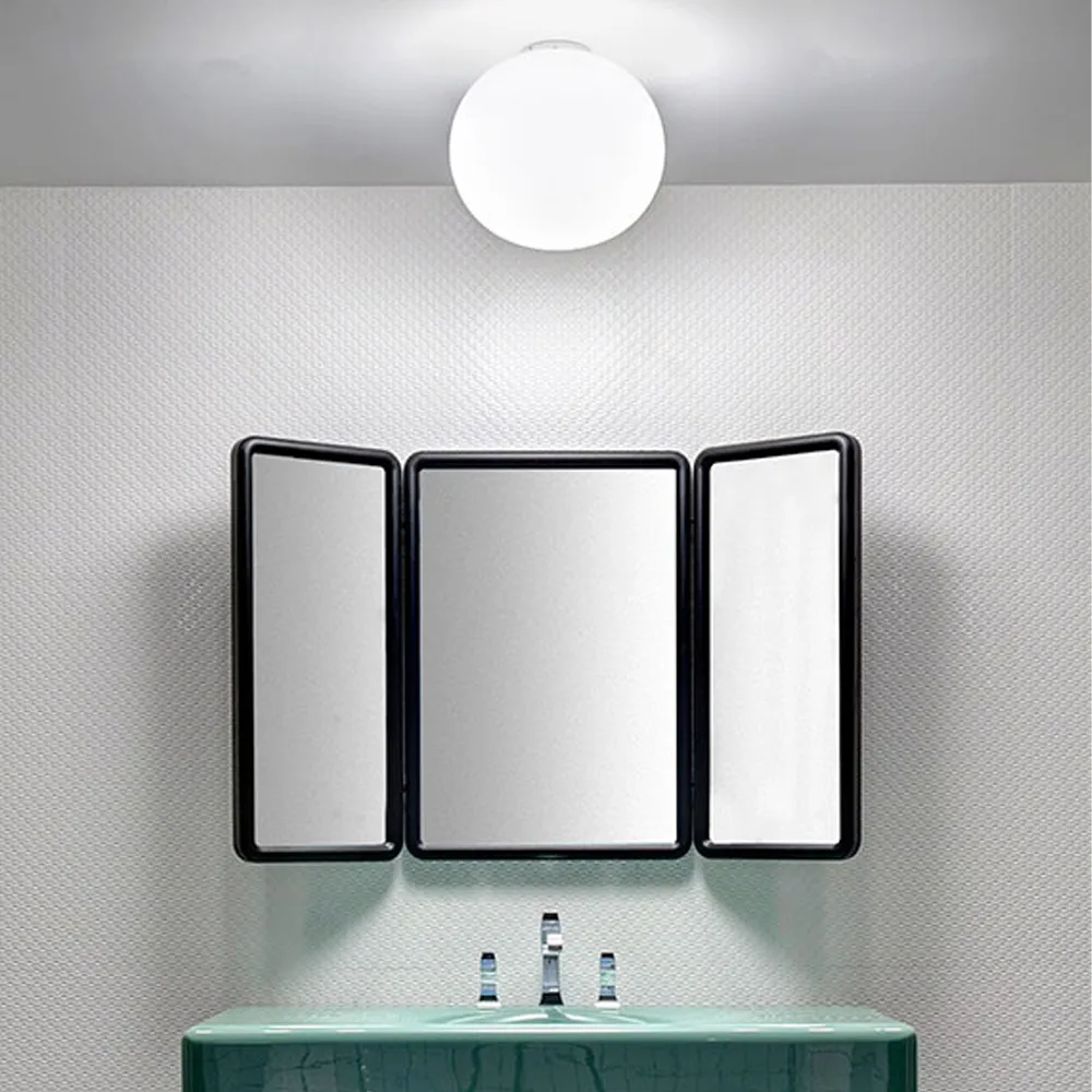 Glo-ball C/W Zero candeeiro de parede e teto, Vidro opala branco Flos