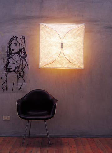 Lâmpada de parede Ariette 2 - Branco-textil/estrutura em aço - Flos