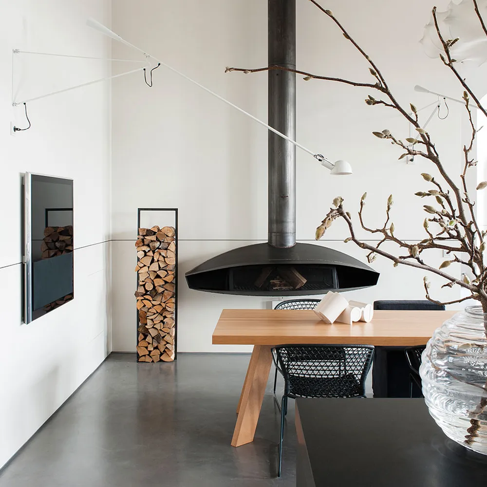 Lâmpada de parede Flos 265, Branco lacado Flos