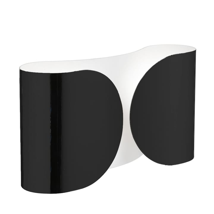 Lâmpada de parede Foglio - Preto brilhante - Flos