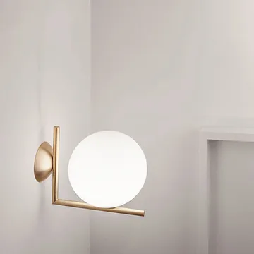 Lâmpada de parede IC lights C/W1 - Cromo-opala - Flos